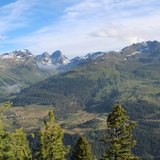 Muot la Sella: Panoramablick Unterengadin