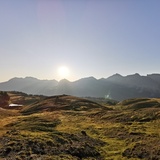 Blick über's Scheideggseeli ins obere Schanfigg