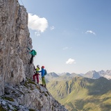 Rätikon; via ferrata; Gauablick cave