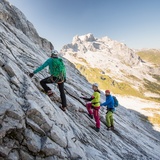 Rätikon; via ferrata; Gauablick Cave