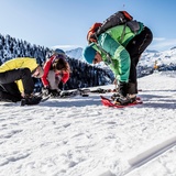 Préparation pour la randonnée en raquettes