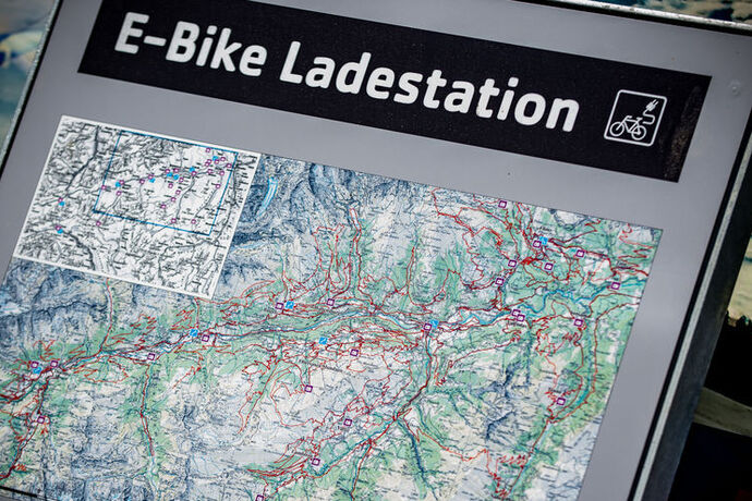 Karte E-Bike Ladestation