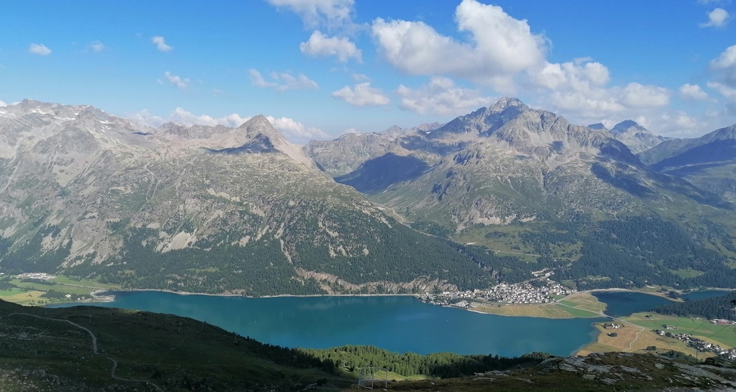 Aussicht auf den Silvaplanersee