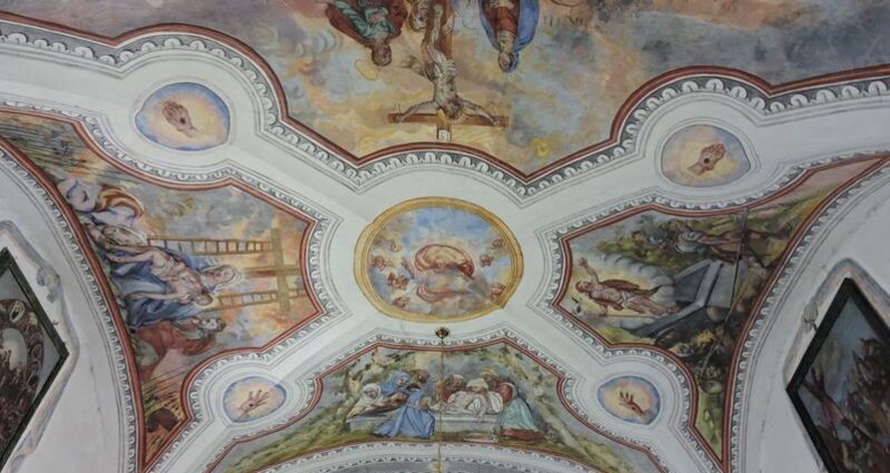 Deckenmalerei Kapelle Sogn Andriu