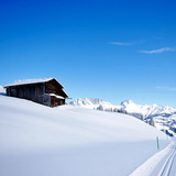 Panorama Winterwanderweg auf dem Hochplateau Grüsch-Danusa