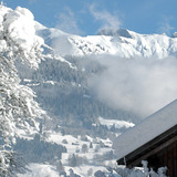 Blick von Fideris Strahlegg in Richtung Madrisa