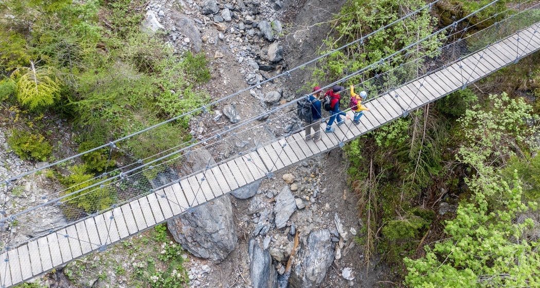 Hängebrücke Val Meltger