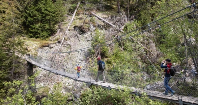 Hängebrücke Val Meltger