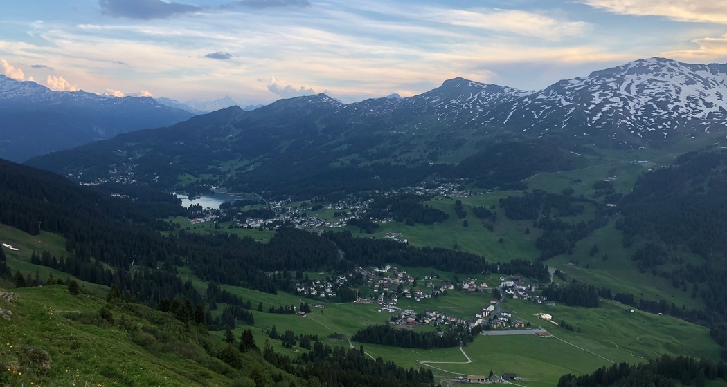 Aussicht Richtung Lenzerheide