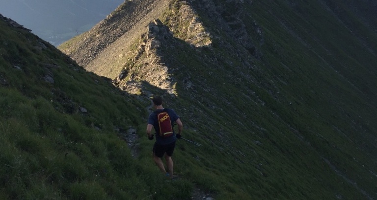 Trail Running auf dem Grat