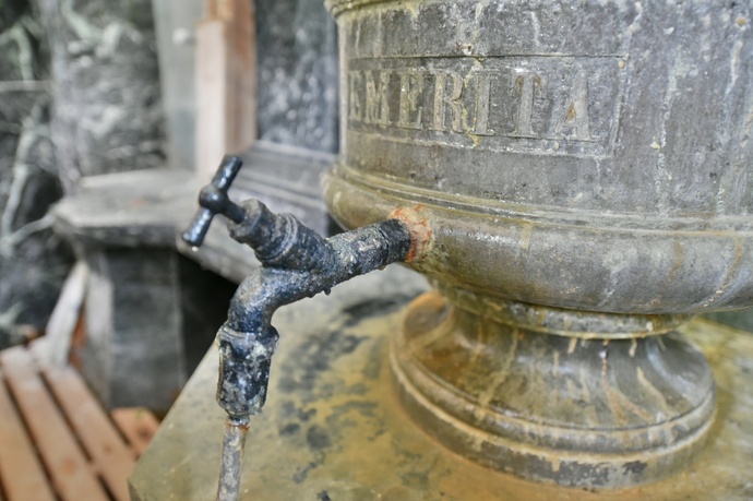 Fassung der Emerita-Quelle in der Büvetta Tarasp