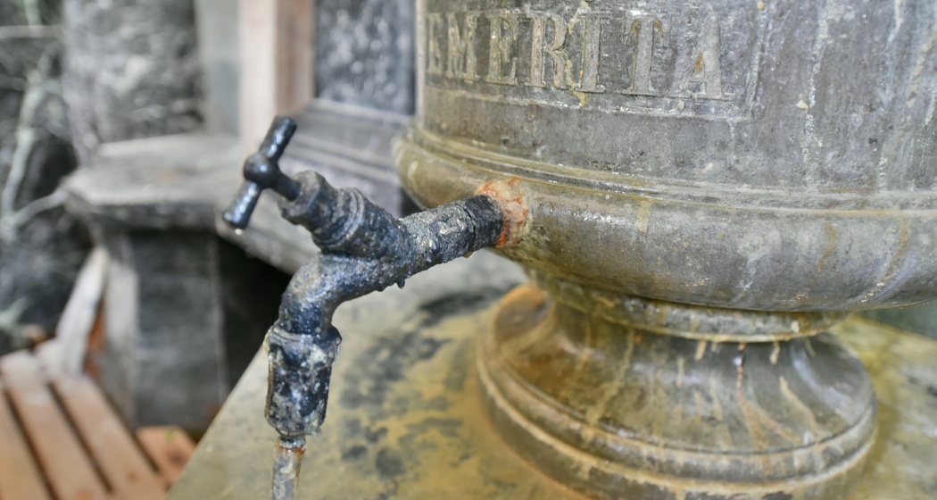 Fassung der Emerita-Quelle in der Büvetta Tarasp