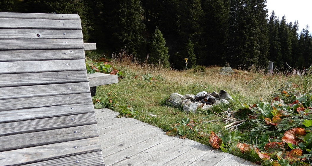 Steinkreis zum Feuer machen