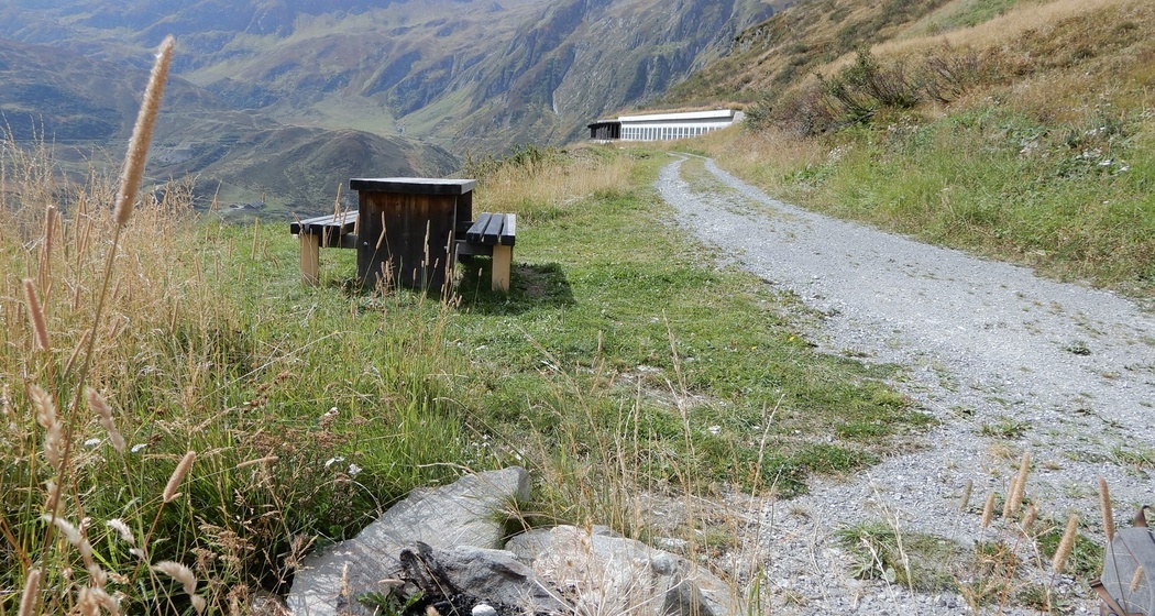 Picknickplatz am Wanderweg