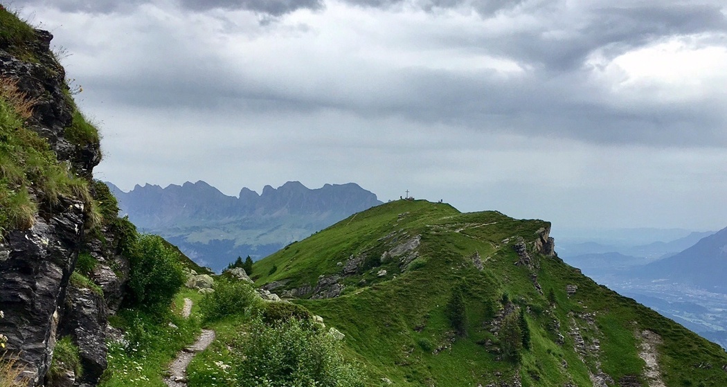 Blick auf den Garmil