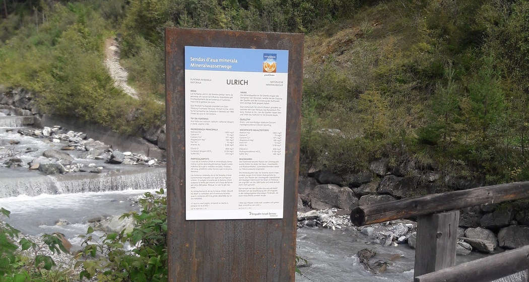 Informationstafel der Ulrichsquelle
