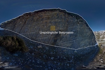 Lo scivolo di una montagna