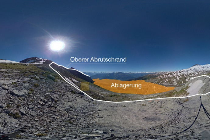 Vom Bergsturz geprägte Landschaft (oua_53913093_image)