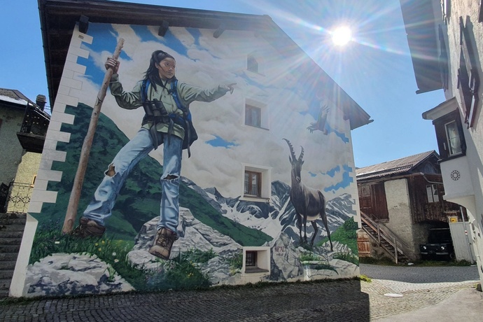 "Andiamo" Alpine Art Graffiti von REDL (oua_53964964_image)