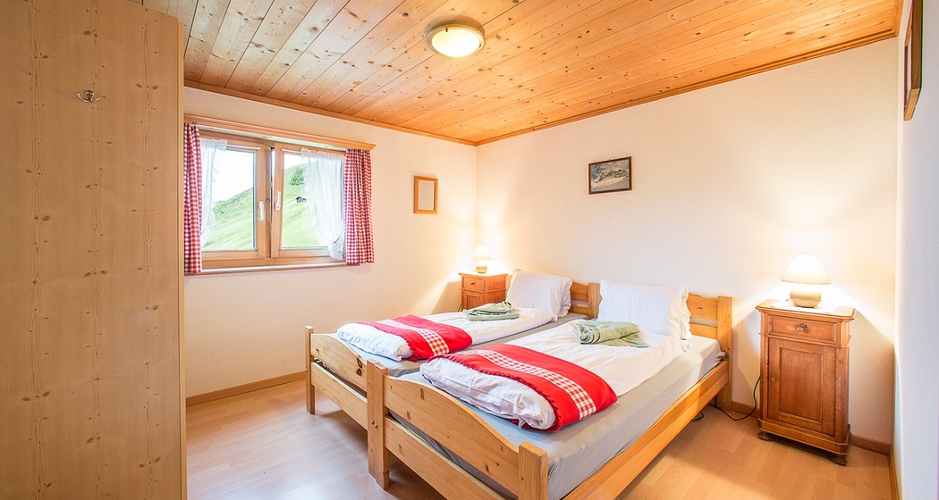 Das Berghaus bietet einfache, gemütliche Zimmer