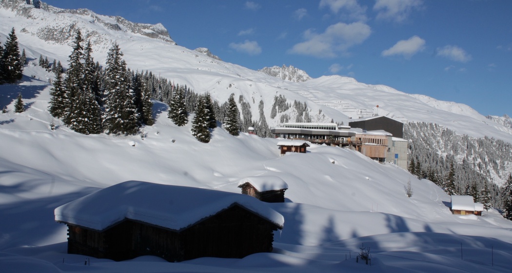 verschneite Landschaft