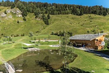 Zeltplatz Davos Munts mit Restaurant