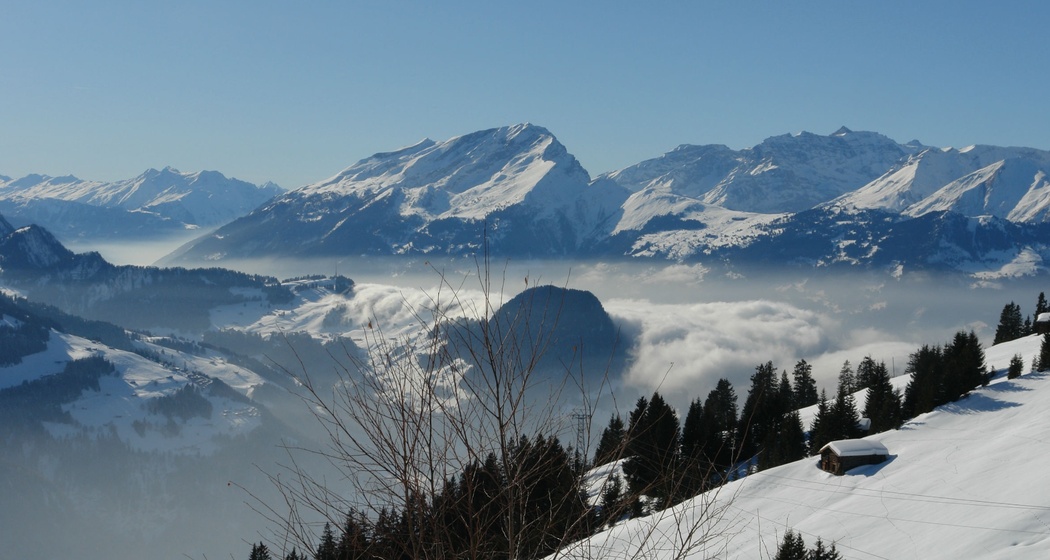 Aussicht vom Berggasthaus Sassauna