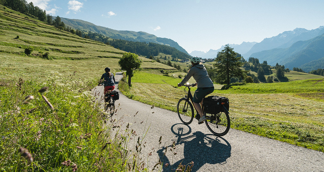 Innradweg, Unterengadin – Fahrt nach Ardez