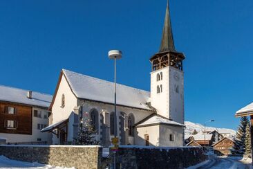 Kirche Sogn Flurin, Winter