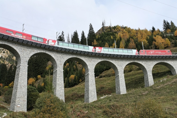 Railway Viaduct Val Bugnei