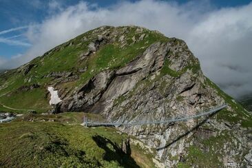 Hängebrücke Punt la Greina