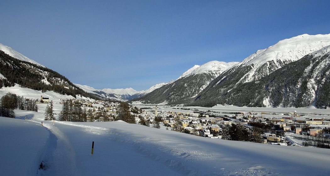 Aussicht auf Samedan