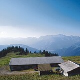 Herrlicher Ausblick ins Prättigau ab der Alp Larein