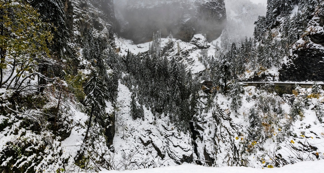 Viamala-Schlucht im Winter