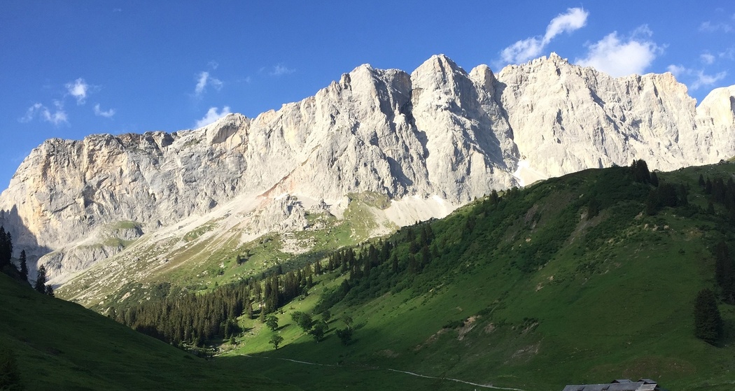 Grüscher Älpli unterhalb Drusenfluh