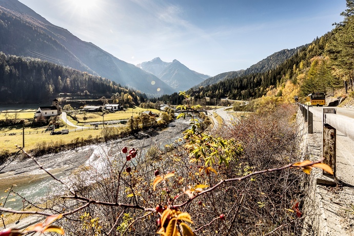 Strada-Martina im Sommer