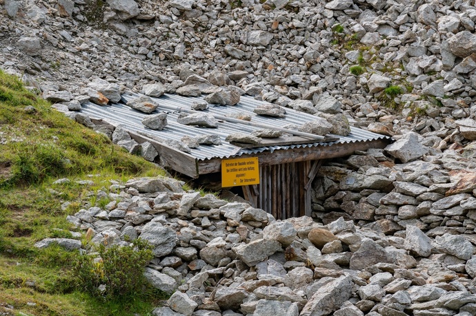 Mine d'argent sur l'Alp Taspegn