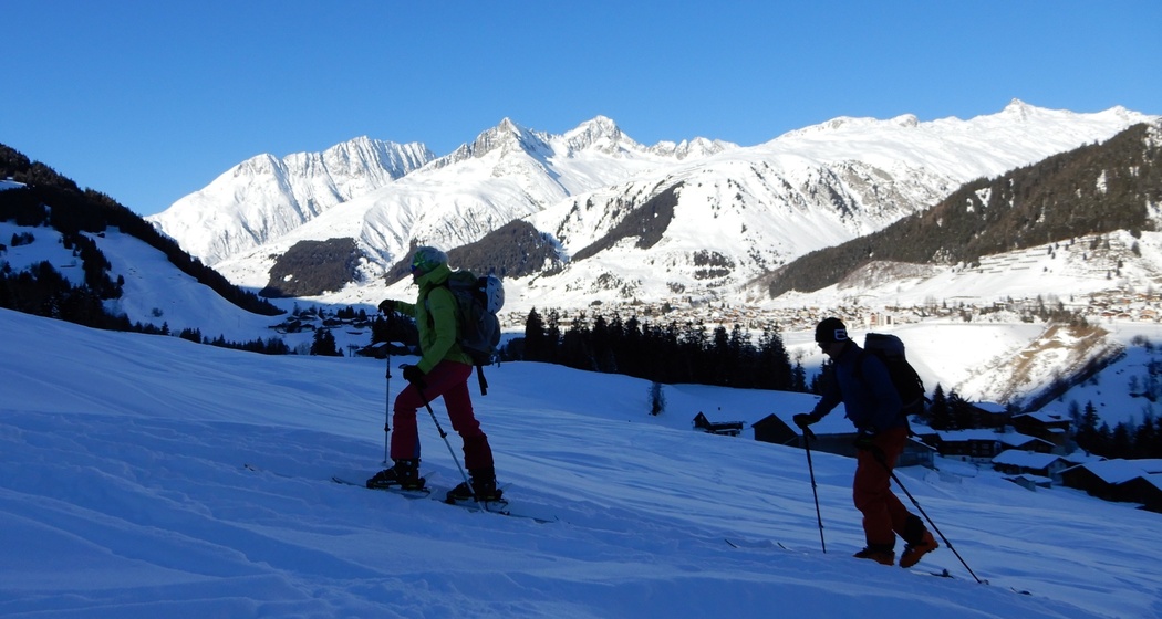 Auf den ersten Metern bei Cavorgia