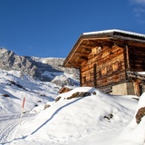 Partnun with view to Sulzfluh