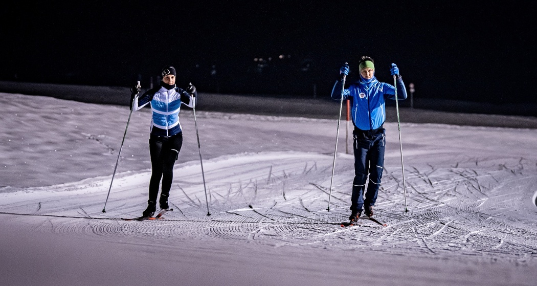 Skating im Flutlicht von Degen