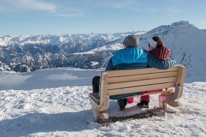 Sonnenbänkli Pizol Panorama Höhenweg