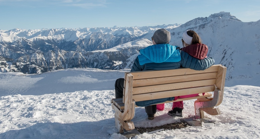 Sonnenbänkli Pizol Panorama Höhenweg