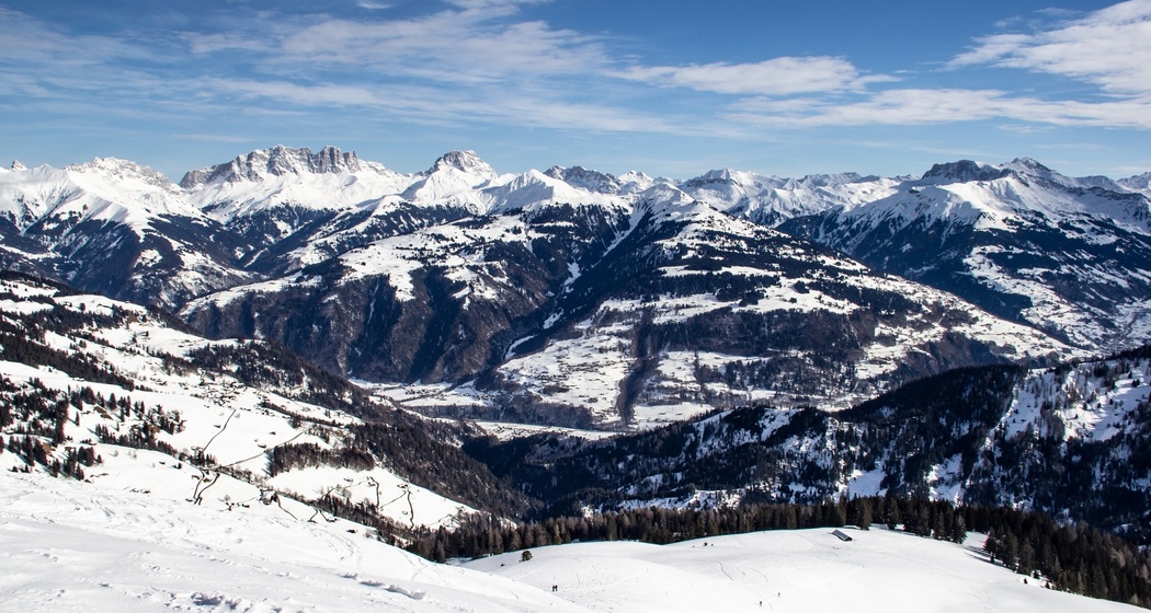Auf dem Fadeuer mit Blick zum Ausgangsort Furna