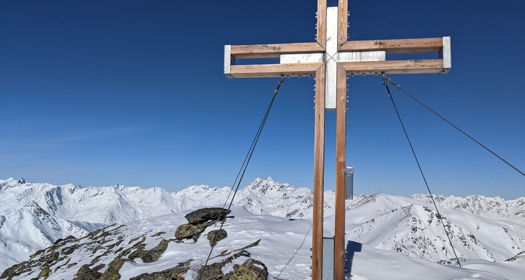 Gipfelkreuz Hinteres Kreuzjoch