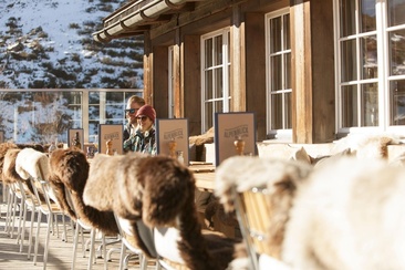 Vue sur les Alpes à l’extérieur