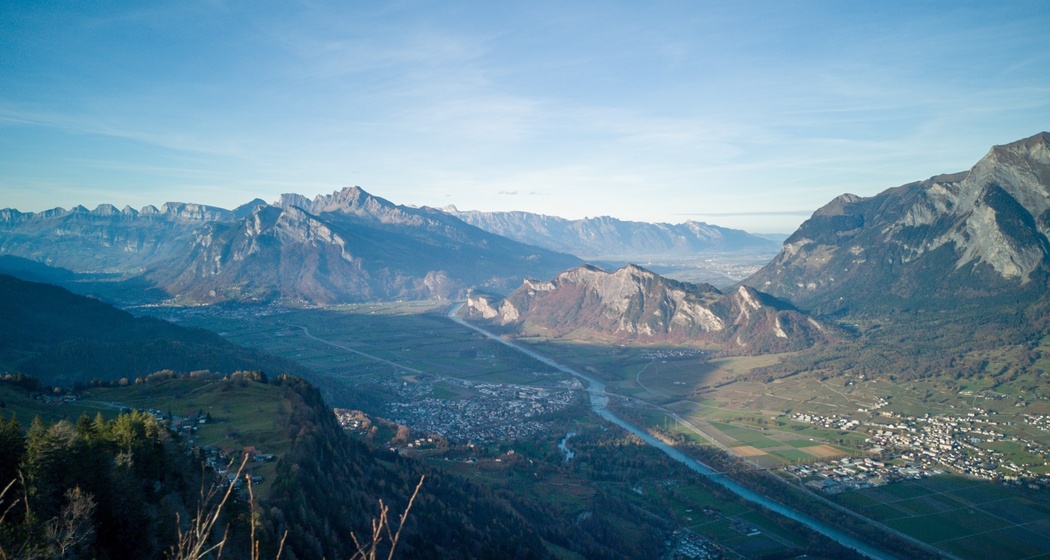 Ausblick vom Pizalun