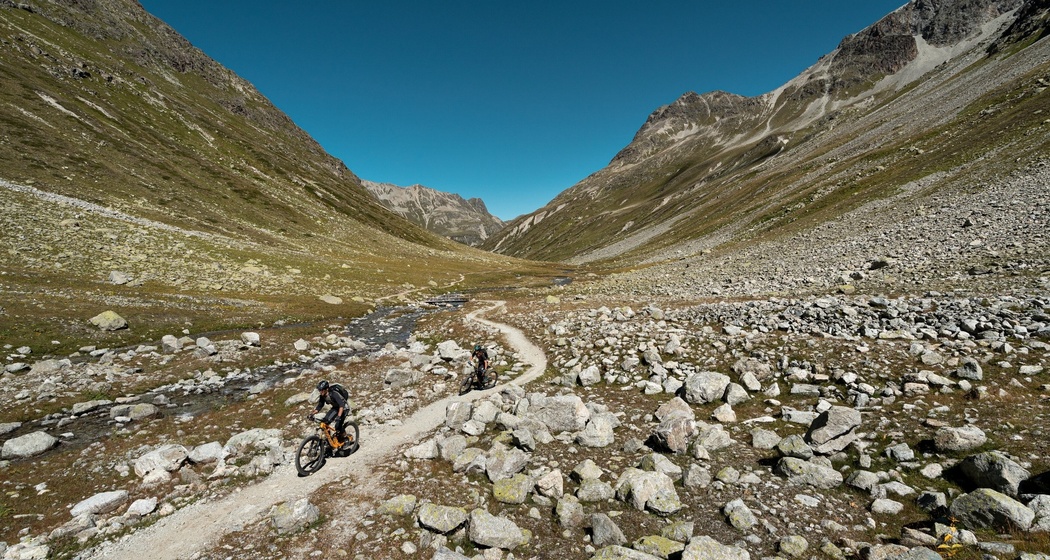 Val Suvretta mit viel Flow