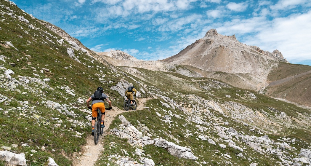 Uphill nach Trais Fluors