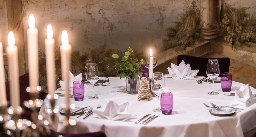 Tisch im Restaurant Giardino in Lenzerheide