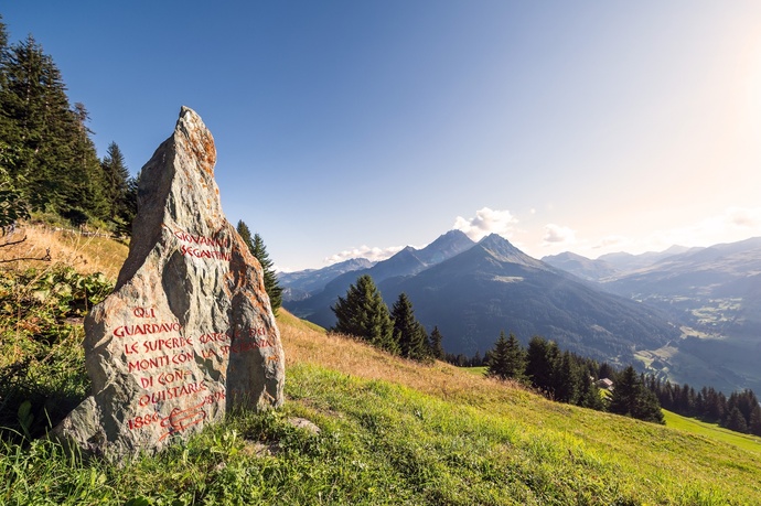 Gedenkstein Giovanni Segantini